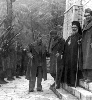 Ορκωμοσία της ΠΕΕΑ στη Βίνιανη Ευρυτανίας, 10 Μαρτίου 1944, Δημοτικό Κέντρο Ιστορίας και Τεκμηρίωσης Βόλου – Γιάννης Νισύριος